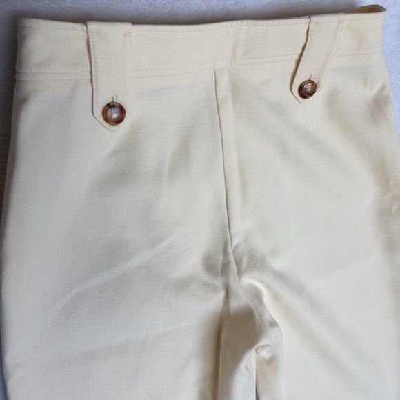 Sezane Yves Trousers Ecru Cream Sz 38 US 6 Wide Leg Long Pant Wool Blend READ - Picture 13 of 16